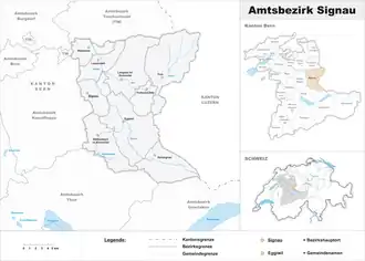 Karte von Amtsbezirk Signau