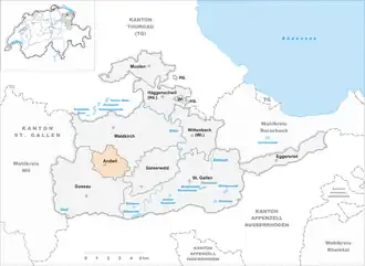 Karte von Andwil