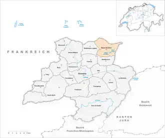 Karte von Basse-Vendline