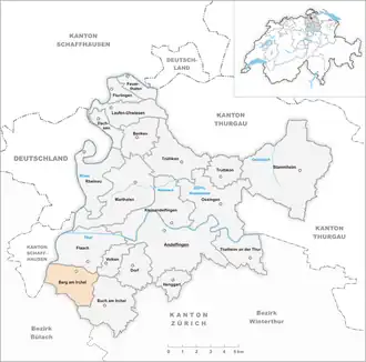 Karte von Berg am Irchel