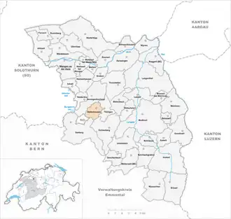 Karte von Bettenhausen