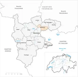 Karte von Bettwiesen