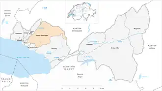 Karte von Blonay – Saint-Légier