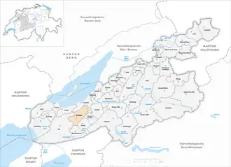 Karte von Brüttelen