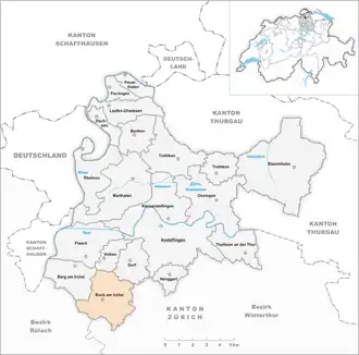 Karte von Buch am Irchel