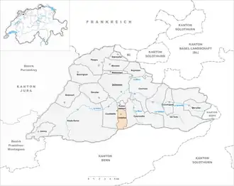 Karte von Châtillon