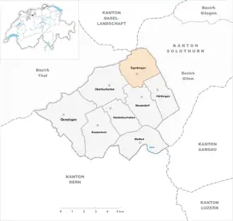 Karte von Egerkingen