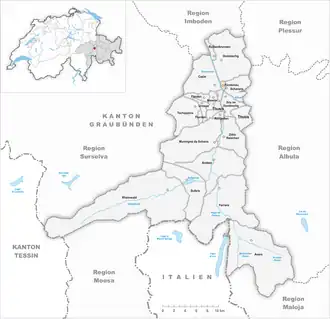 Karte von Fürstenau