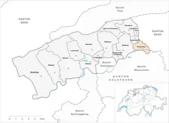 Karte von Flumenthal