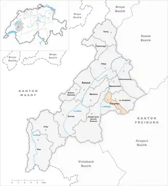 Karte von Grangettes