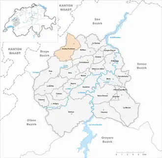 Karte von Grolley-Ponthaux