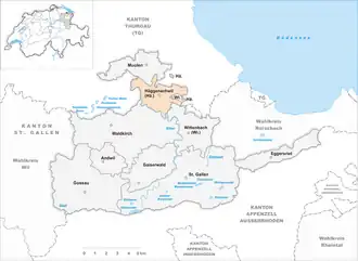 Karte von Häggenschwil