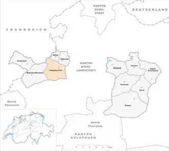 Karte von Hofstetten-Flüh