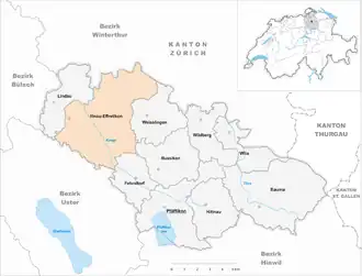 Karte von Illnau-Effretikon