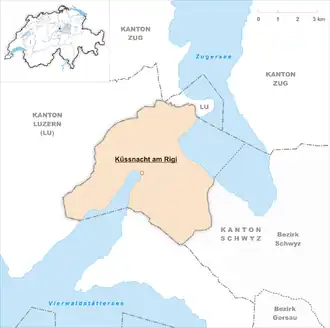 Karte von Küssnacht