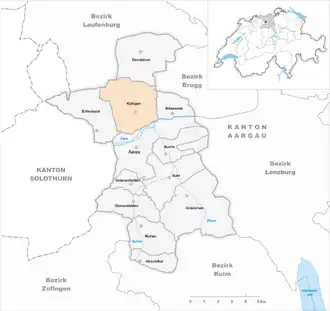 Karte von Küttigen