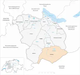 Karte von Kandersteg