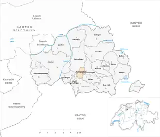 Karte von Kriegstetten