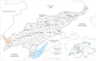 Karte von La Ferrière