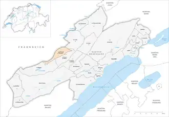 Karte von Le Cerneux-Péquignot