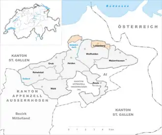 Karte von Lutzenberg