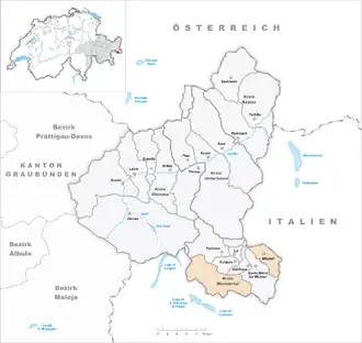Karte von Müstair