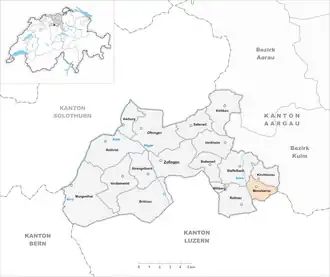 Karte von Moosleerau