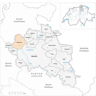 Karte von Neftenbach