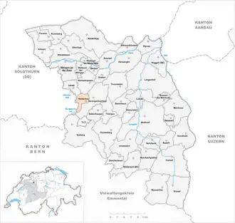 Karte von Niederönz