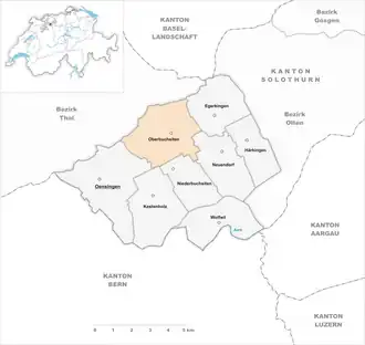 Karte von Oberbuchsiten