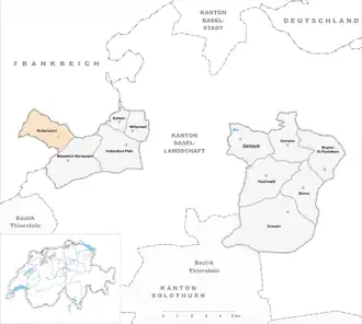 Karte von Rodersdorf