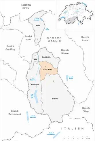 Karte von Saint-Martin