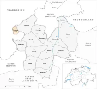 Karte von Schönenbuch