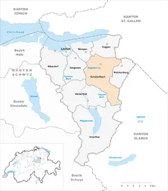 Karte von Schübelbach