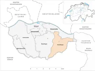 Karte von Schlattingen