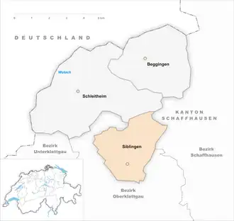 Karte von Siblingen
