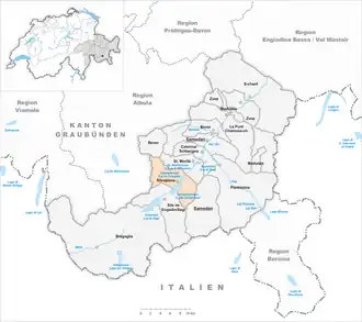 Karte von Silvaplana