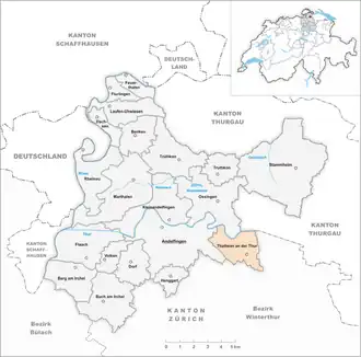 Karte von Thalheim an der Thur