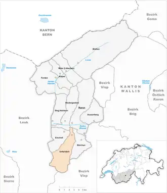 Karte von Unterbäch