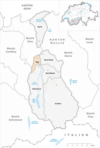 Karte von Vex
