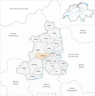 Karte von Villnachern