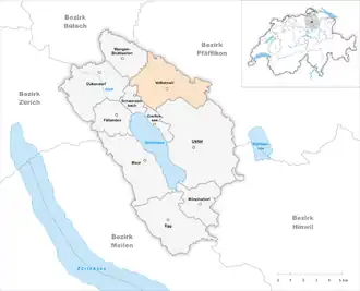 Karte von Volketswil