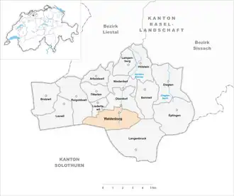 Karte von Waldenburg