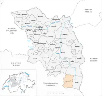 Karte von Wyssachen