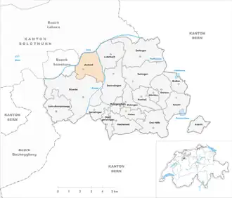 Karte von Zuchwil