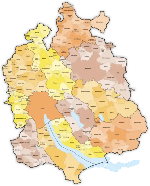 Politische Gemeinden des Kantons