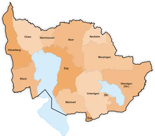 Einwohnergemeinden des Kantons