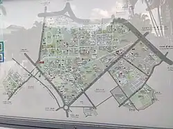 Karte NTU Campus in Da´an