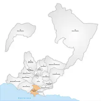 Karte von Sous-Gare/Ouchy