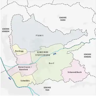 Quartiere von Steffisburg